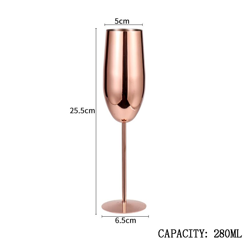 Stainless Steel Champagne Glass