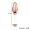 Stainless Steel Champagne Glass