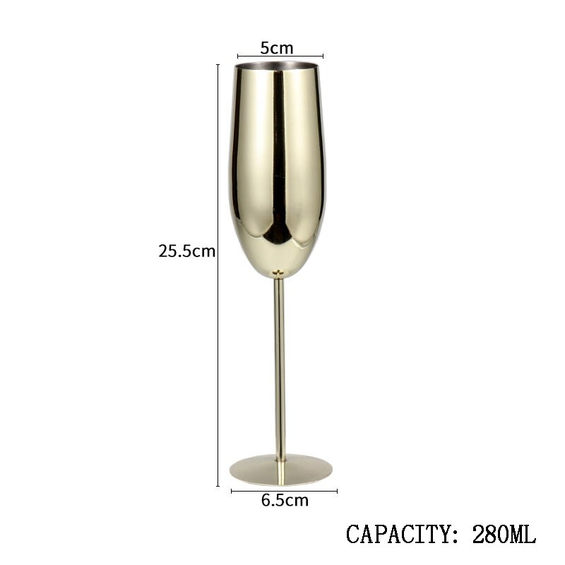 Stainless Steel Champagne Glass