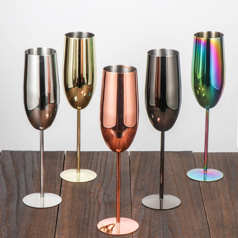 Stainless Steel Champagne Glass